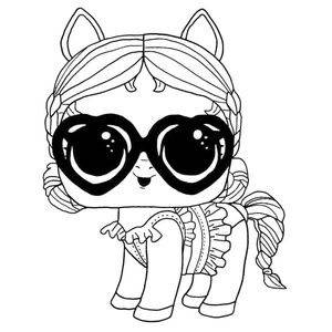 Vacation Gallop Gallop LOL Surprise Coloring Page