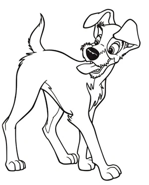 Homeless Wanderer Coloring Page