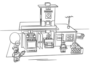 Fire Station in Lego City