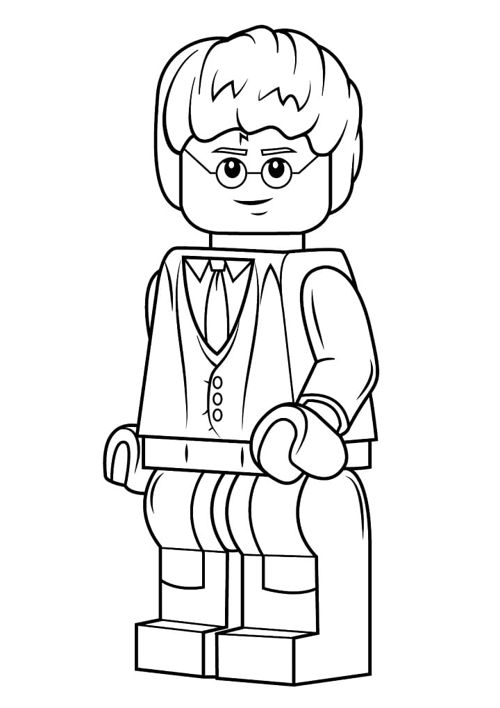 Harry Potter Lego Adventure Coloring Page Coloring Page