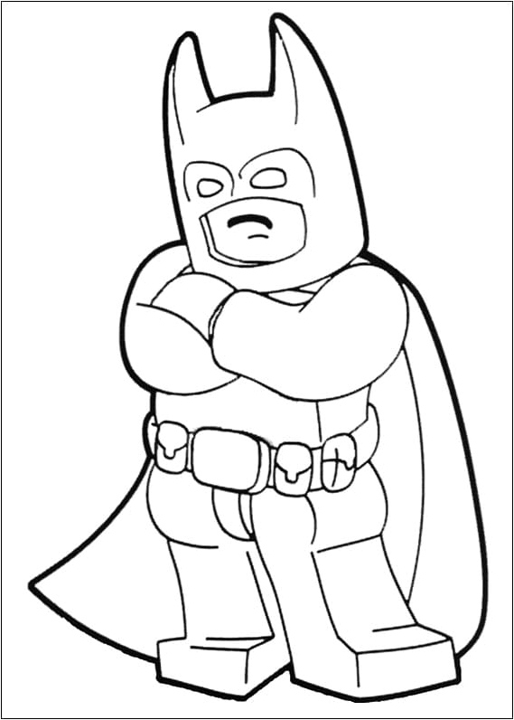 Printable Batman Lego Coloring Sheet Coloring Page