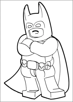 Printable Batman Lego Coloring Sheet Coloring Page