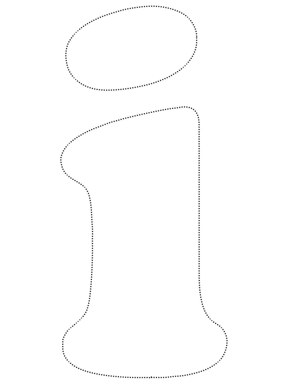 Adorable Letter I Tracing Coloring Page