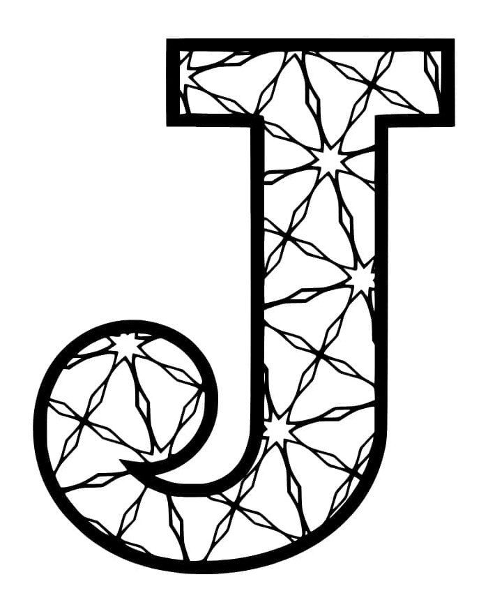 Printable Letter J Coloring Page Coloring Page