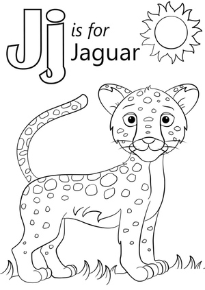 The letter "J" stands for Jaguar.
