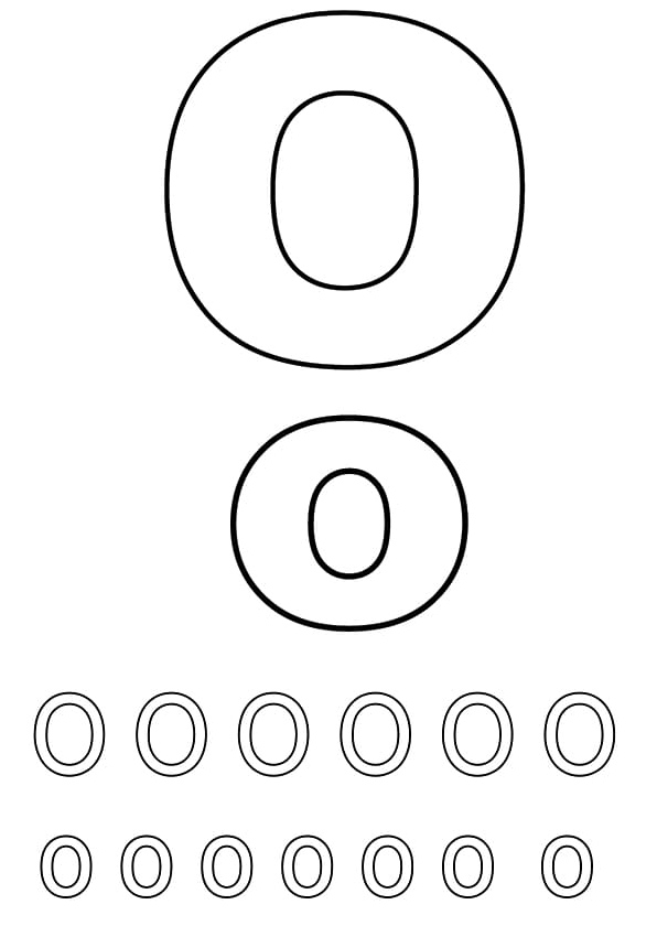 Letter O Coloring Page Coloring Page