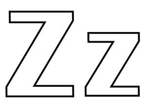 Zebra Coloring Page