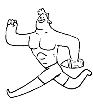 Fantastic Beach Monitor Coloring Page