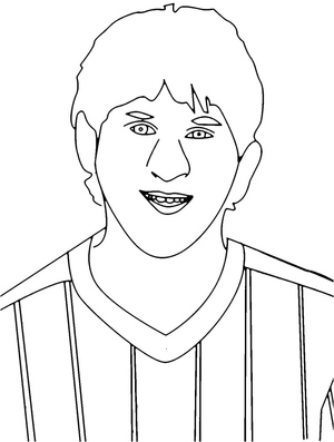 Cheerful Lionel Messi