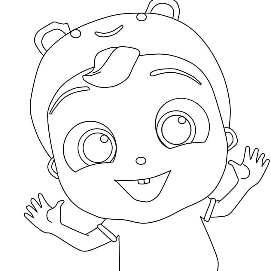 Angel Nursery Rhymes for Kids Coloring Page