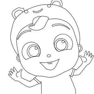 Angel Nursery Rhymes for Kids Coloring Page