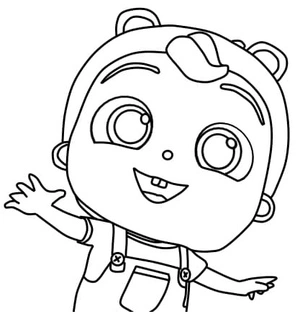 Angel Nursery Rhymes for Little Kids Coloring Page