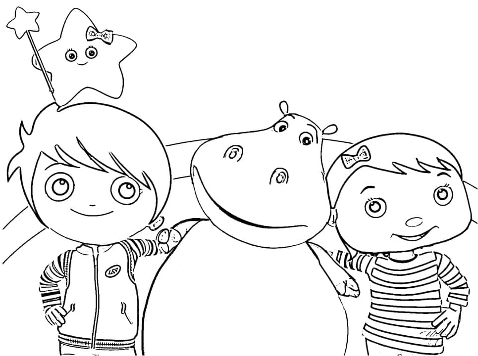 Adorable Baby Bum Coloring Page