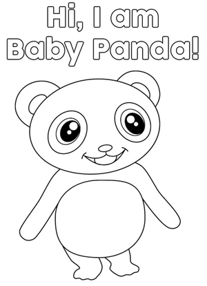 Baby Panda from Little Baby Bum