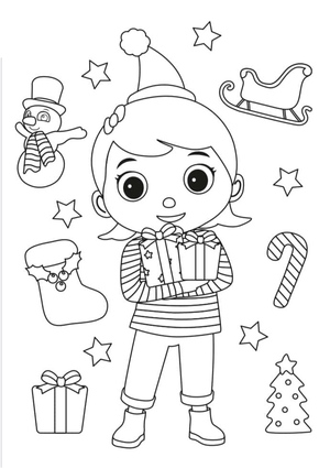 Cute Baby Mia from Little Baby Bum