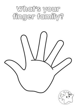 Hand of Little Baby Bum Coloring Page