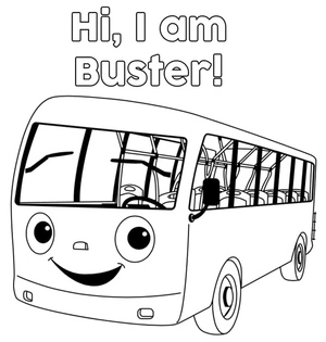 Tiny Toddler Buster Coloring Page