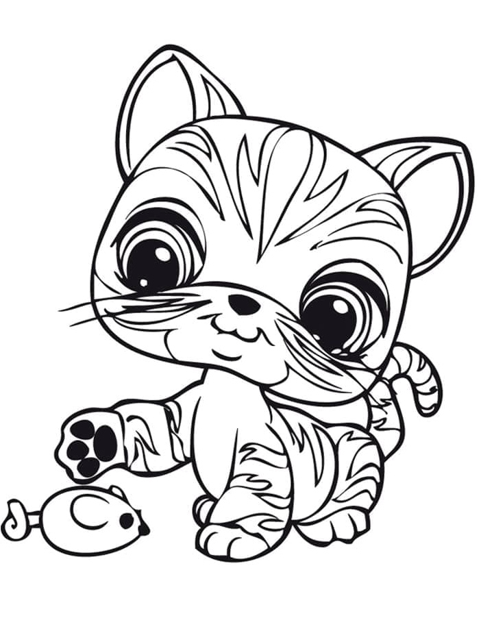 Littlest Pet Shop Free Printable Coloring Page