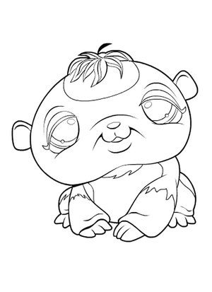 Printable Littlest Pet Shop Coloring Page