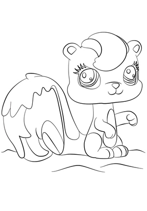 Squirrel from the Littlest Pet Shop