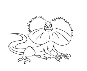Furious reptiles Coloring Page