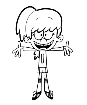 Lynn Loud Coloring Page Coloring Page