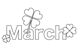 "March Freedom" Coloring Page