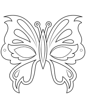 Butterfly for Mardi Gras
