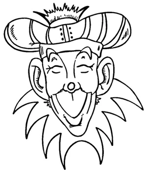 Mardi Gras Festival instead of Mardi Gras Celebration Coloring Page