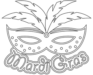 Mardi Gras Mask