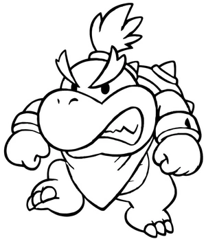 Infant Archer Coloring Page
