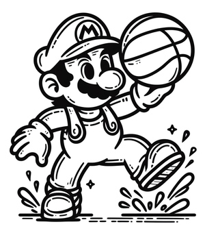 Mario Basketball Game