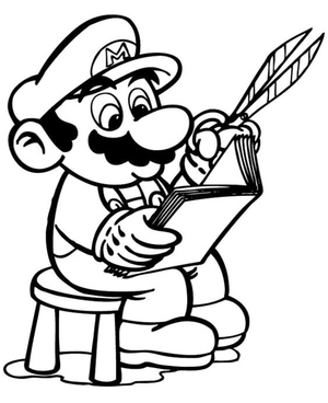 Mario Coloring
