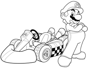 Mario from Mario Kart Wii