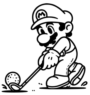 Mario Golfing