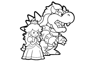 Princess Peach and the Dragon