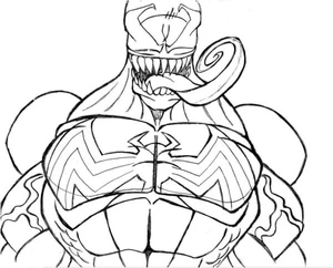 Monster Venom Coloring Page