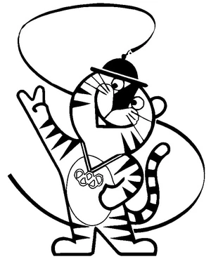 Hodori the Mascot Coloring Page