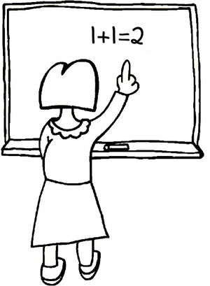 Math Coloring Page