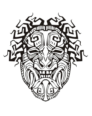 Mayan Adult Mask