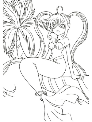 Mermaid from an Anime