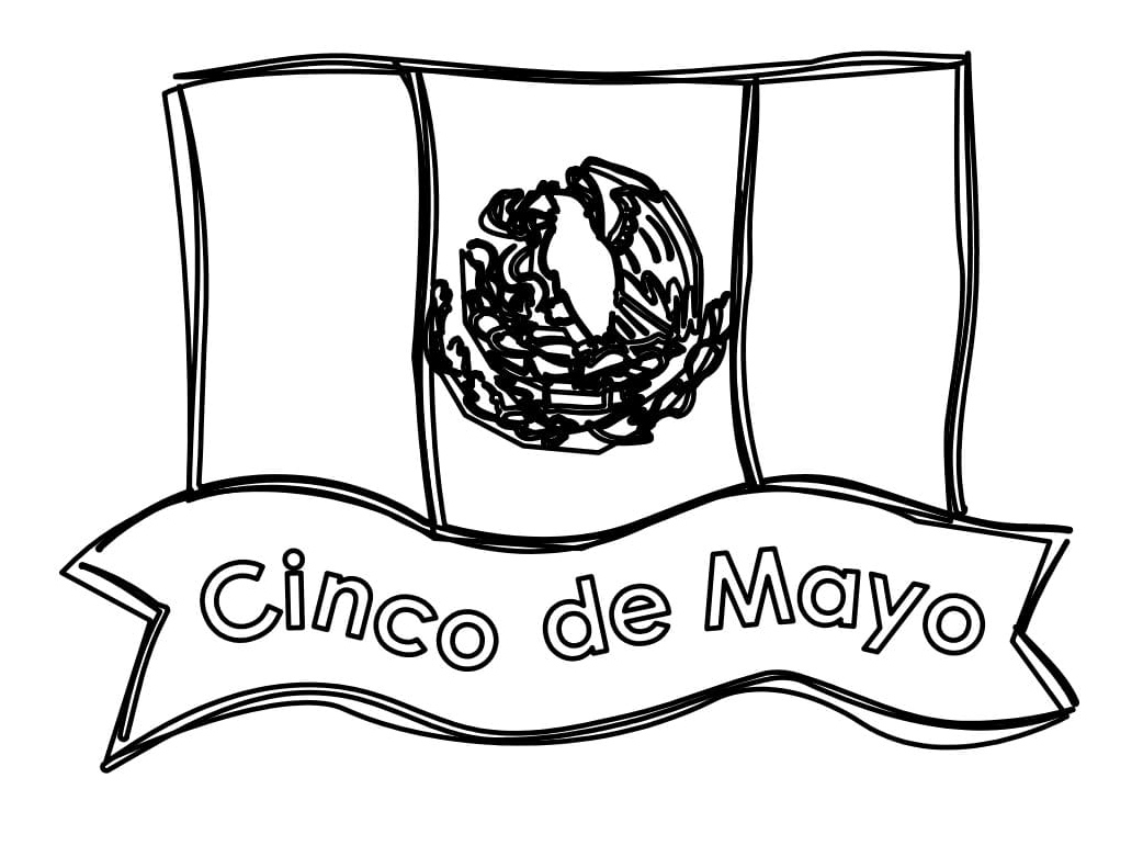 Free Printable Cinco de Mayo Coloring Page Coloring Page