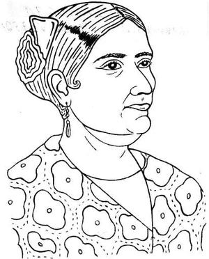 Josefa Dominguez Coloring Page
