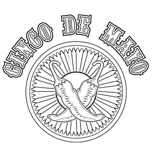 Printable Happy Cinco de Mayo Coloring Page