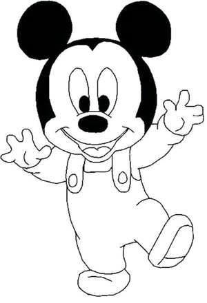 Adorable Infant Mickey Mouse