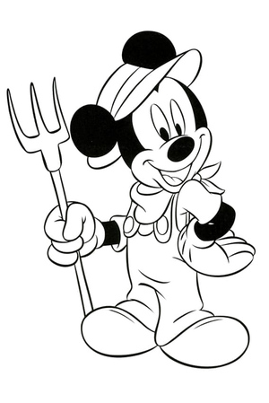 Farmer Mickey Mouse