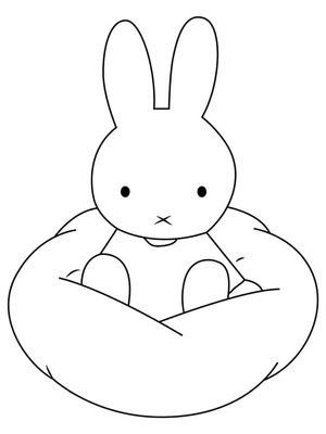 Free Miffy Coloring Page Coloring Page