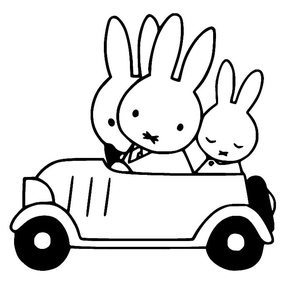 Free Printable Miffy Coloring Page