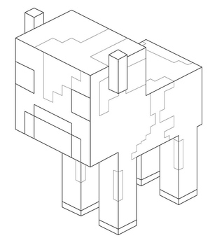 Minecraft Baby Cow