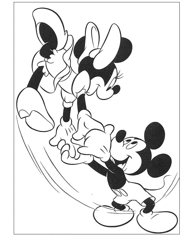 Lovely Pair Coloring Page